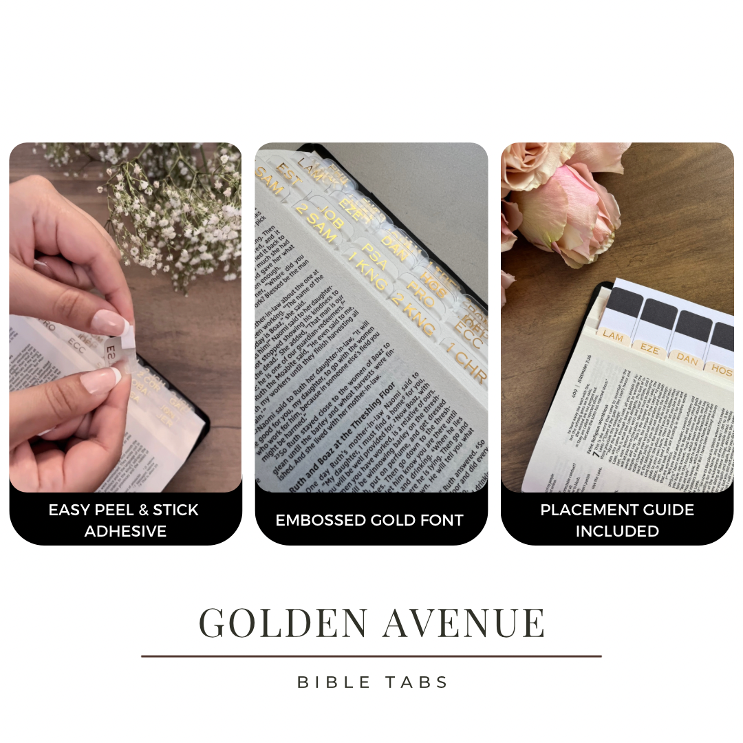 Pearl holographic Bible tabs